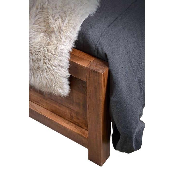 Rustic Loft Solid Wood Bed