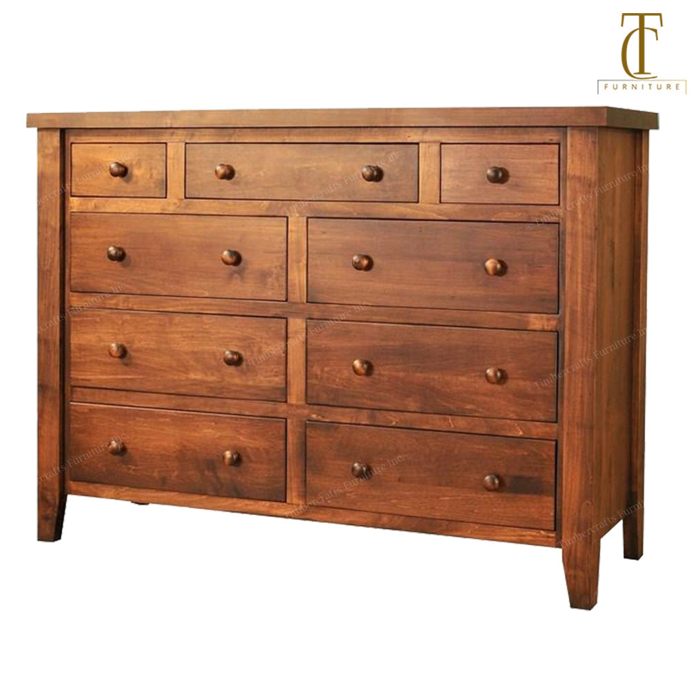 Farmhouse Solid Wood Dresser – Timbercrafts Furniture