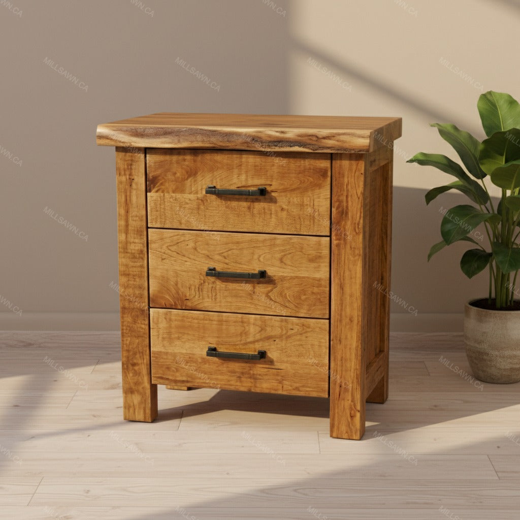 Glen Solid Wood Nightstand