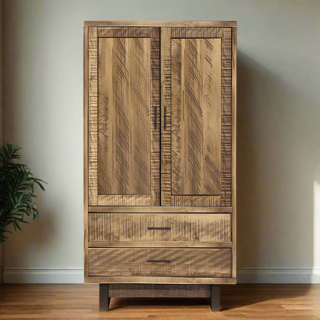 Baywood Solid Wood Armoire