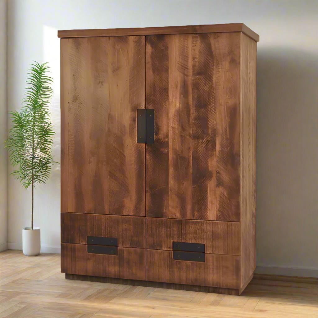 Arthur Philippe 4 Drawer 2 Door Armoire