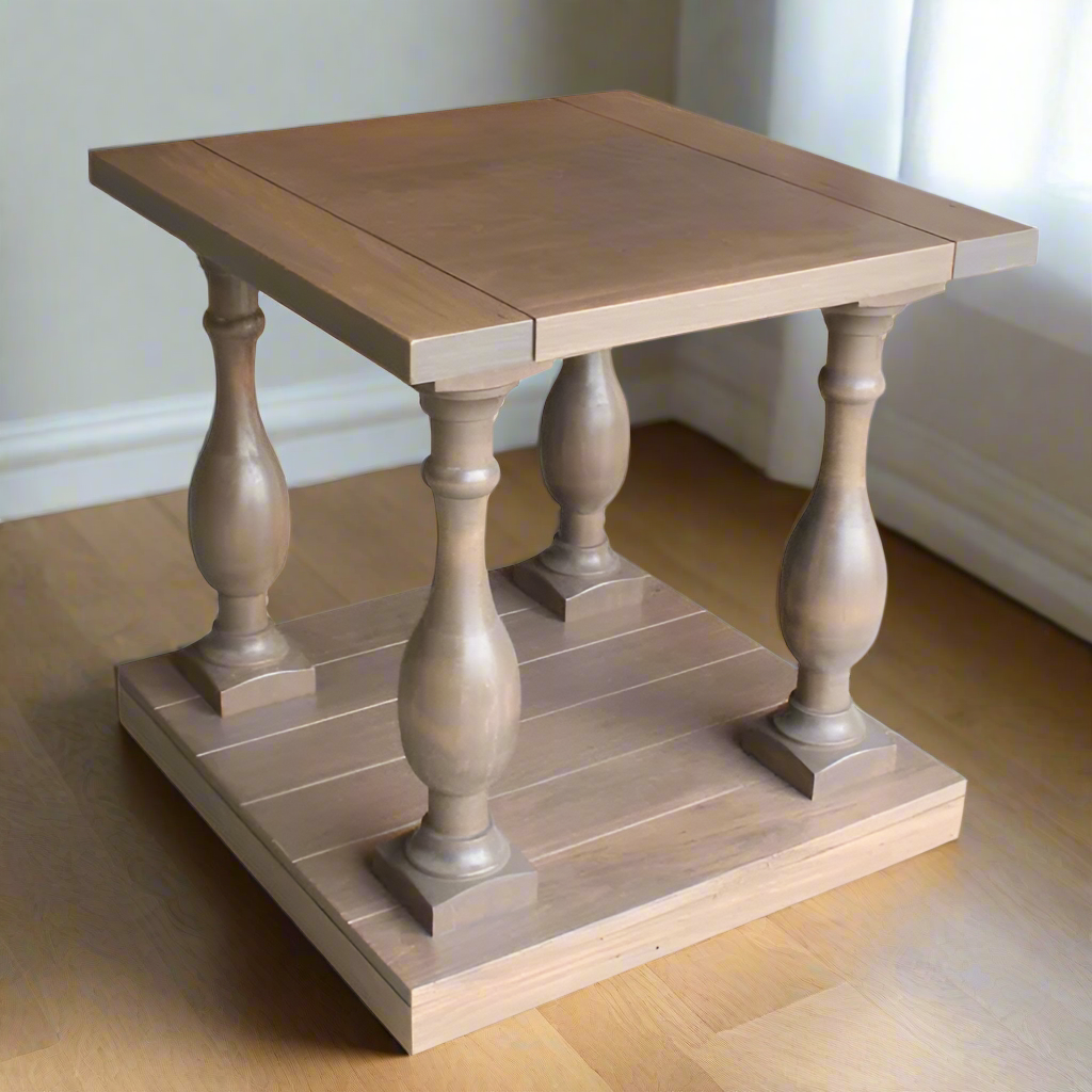 Beam Solid Wood End Table