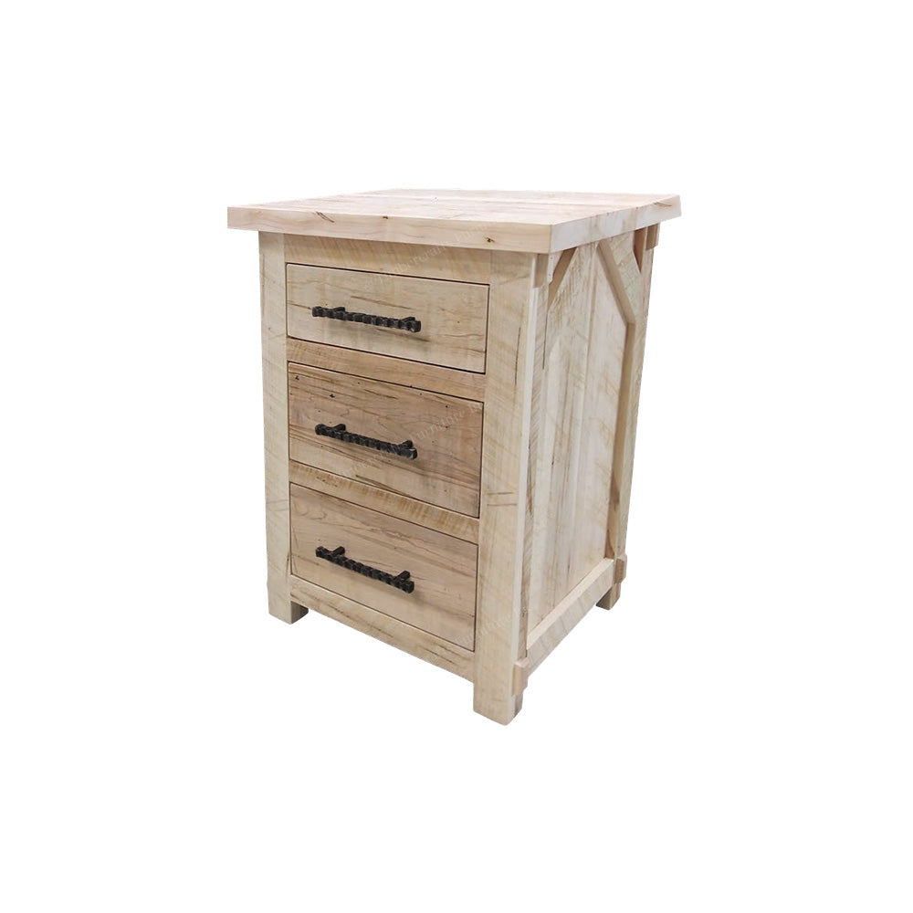 Barnwood Solid Wood Nightstand