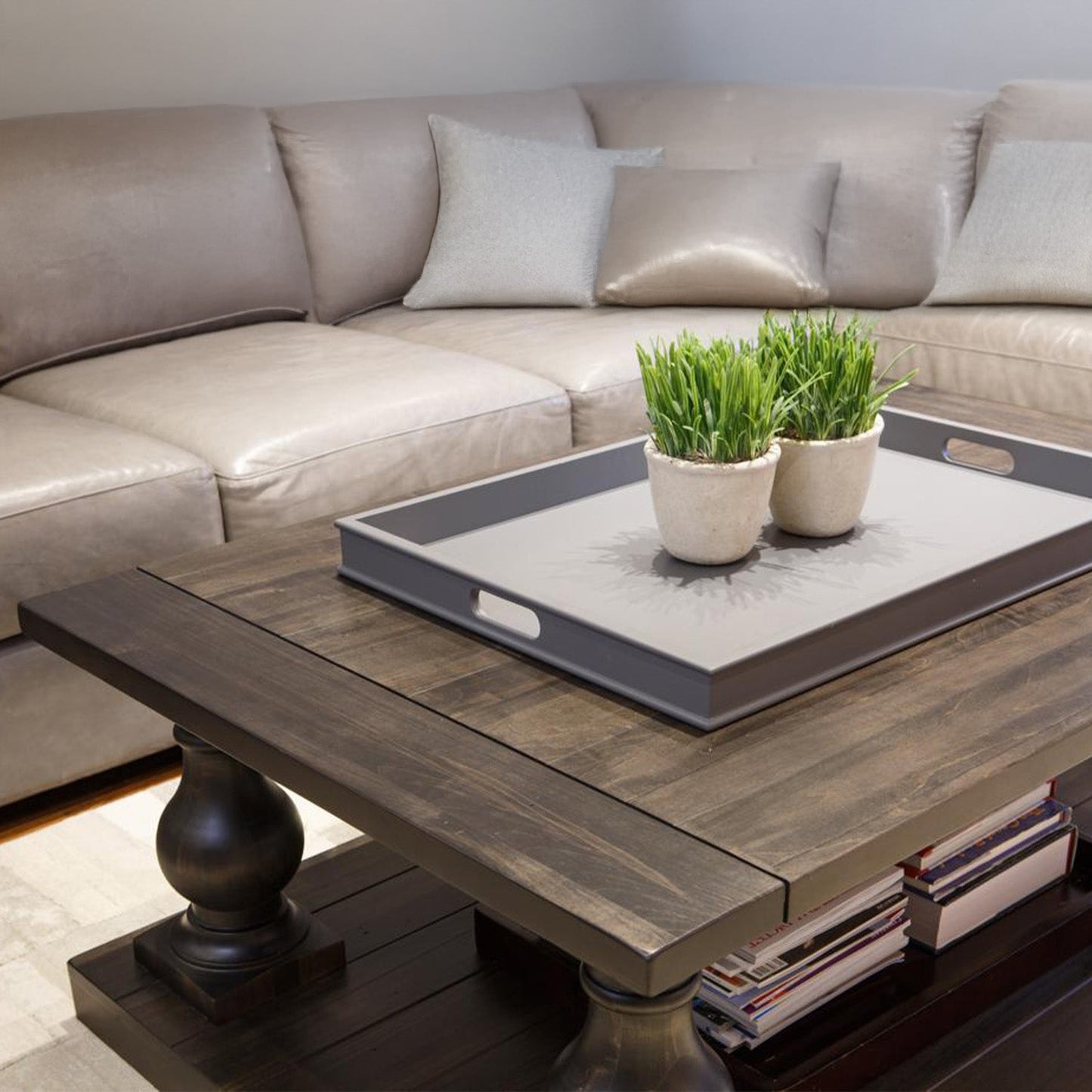 Beam Solid Wood Coffee Table