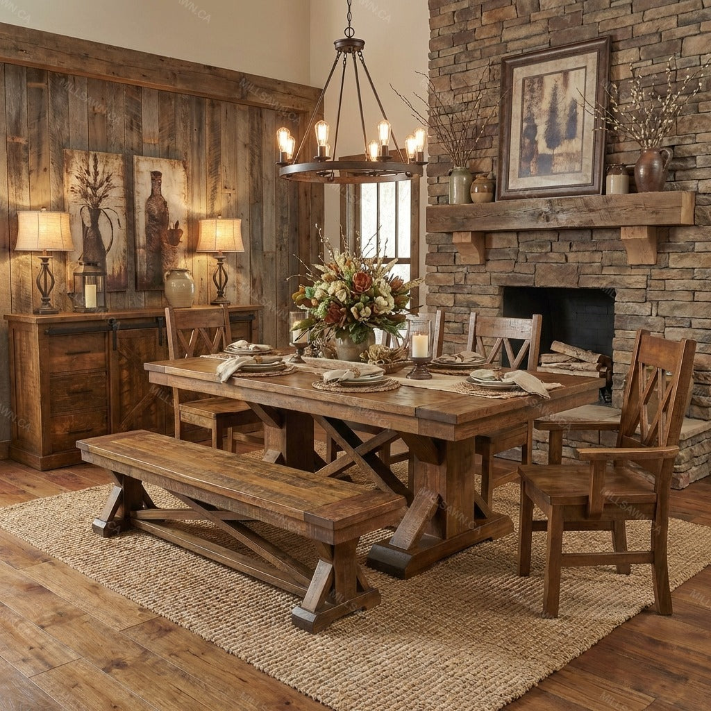 Cross Creek Barn Door Sideboard
