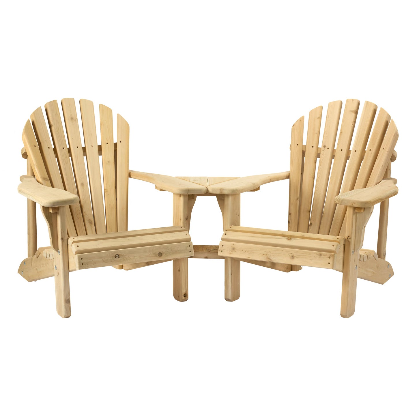 Cedar Muskoka Angled Settee Chair