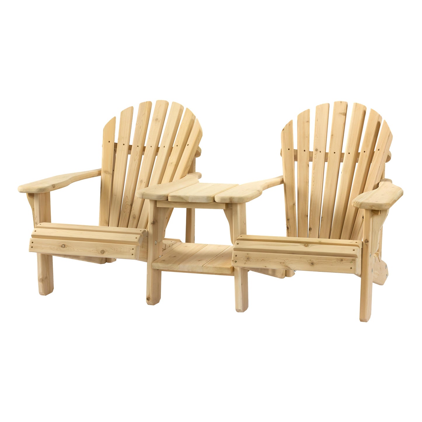 Cedar Muskoka Straight Settee Chair