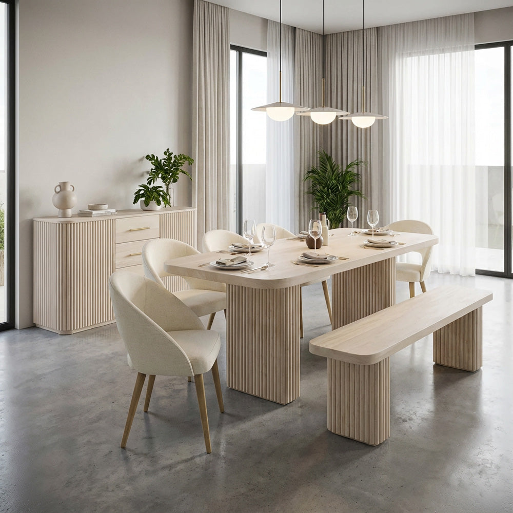 Vallery Solid Wood Dining Table