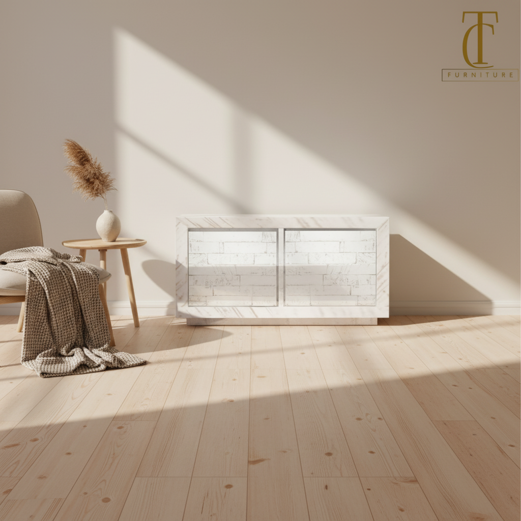 Greystone Solid Wood Media Stand