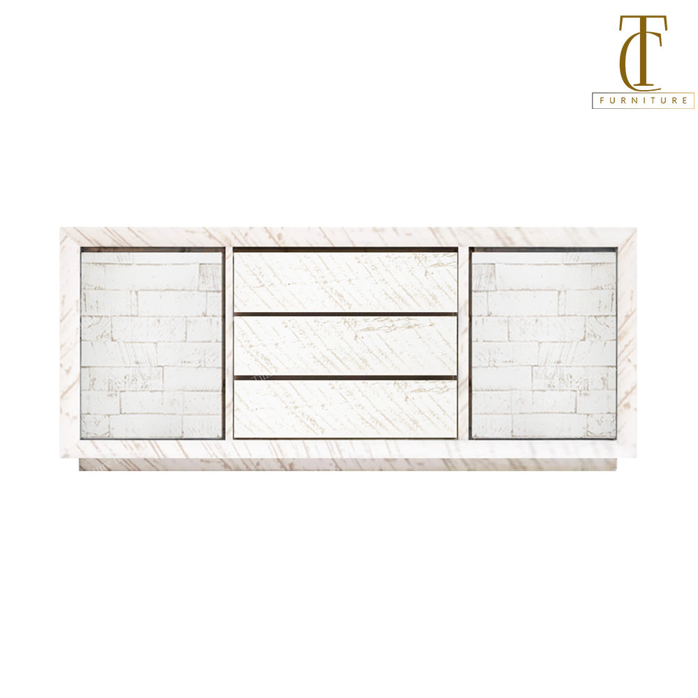 Greystone Solid Wood Media Stand 30"H