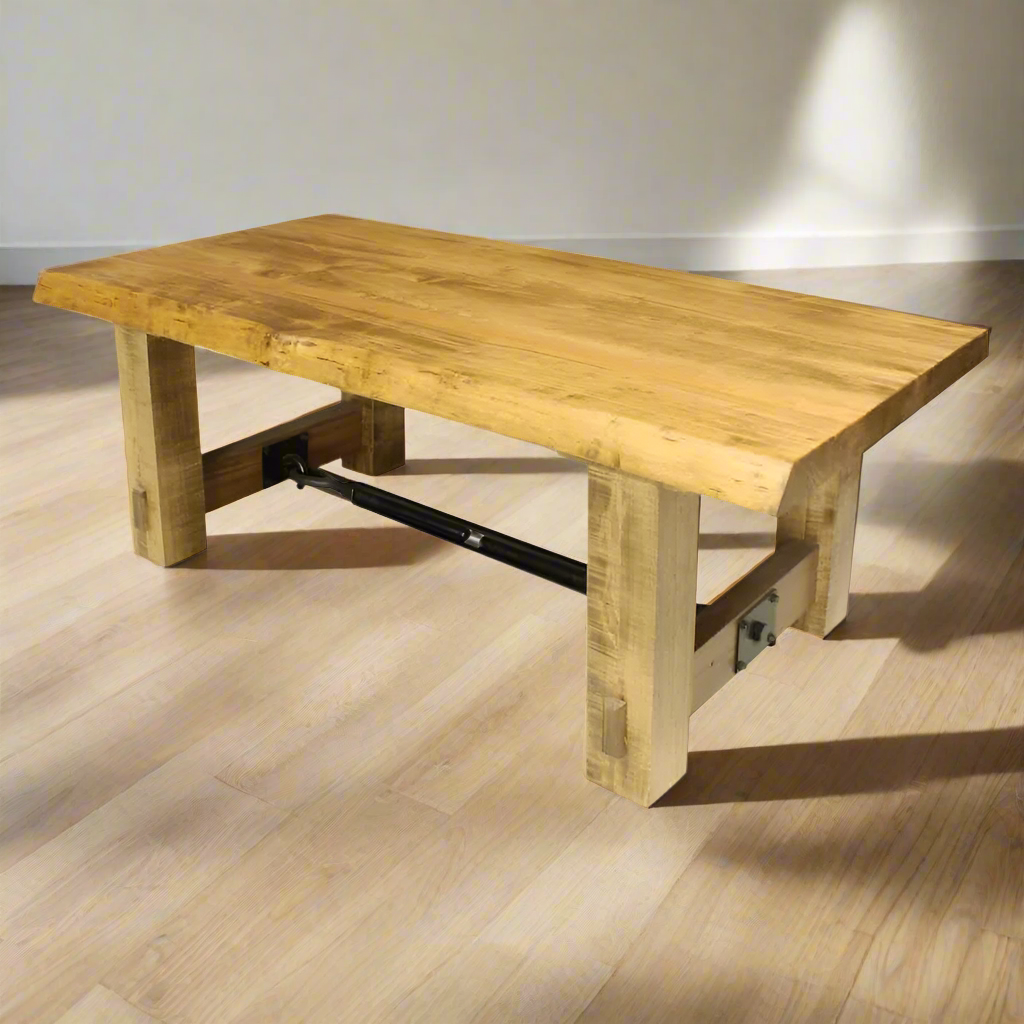 Benchmark Live Edge Solid Wood Coffee Table
