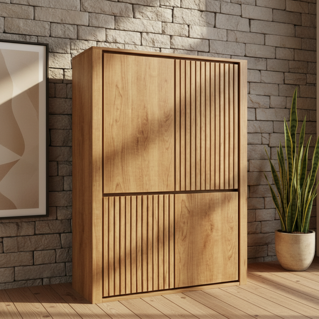 Lagom Solid Wood Armoire