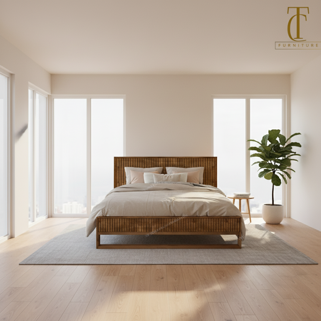 Lagom Solid Wood Bed