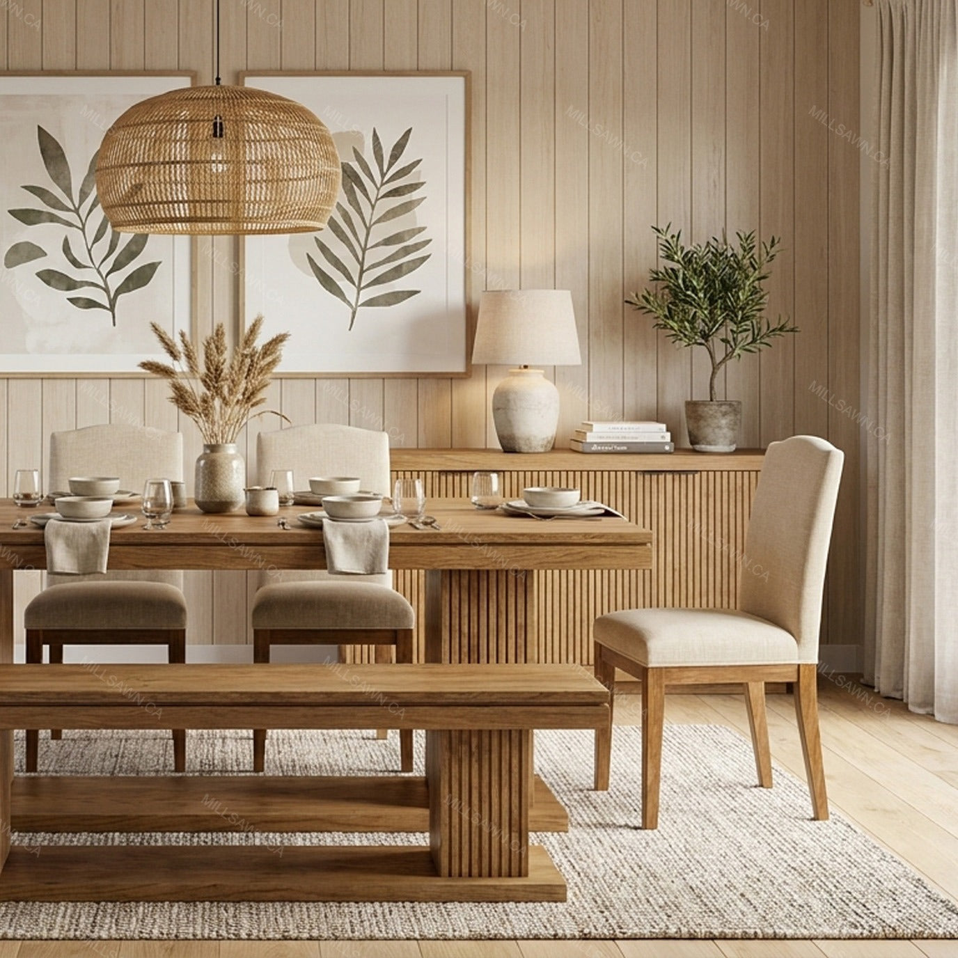 Lagom Solid Wood Sideboard