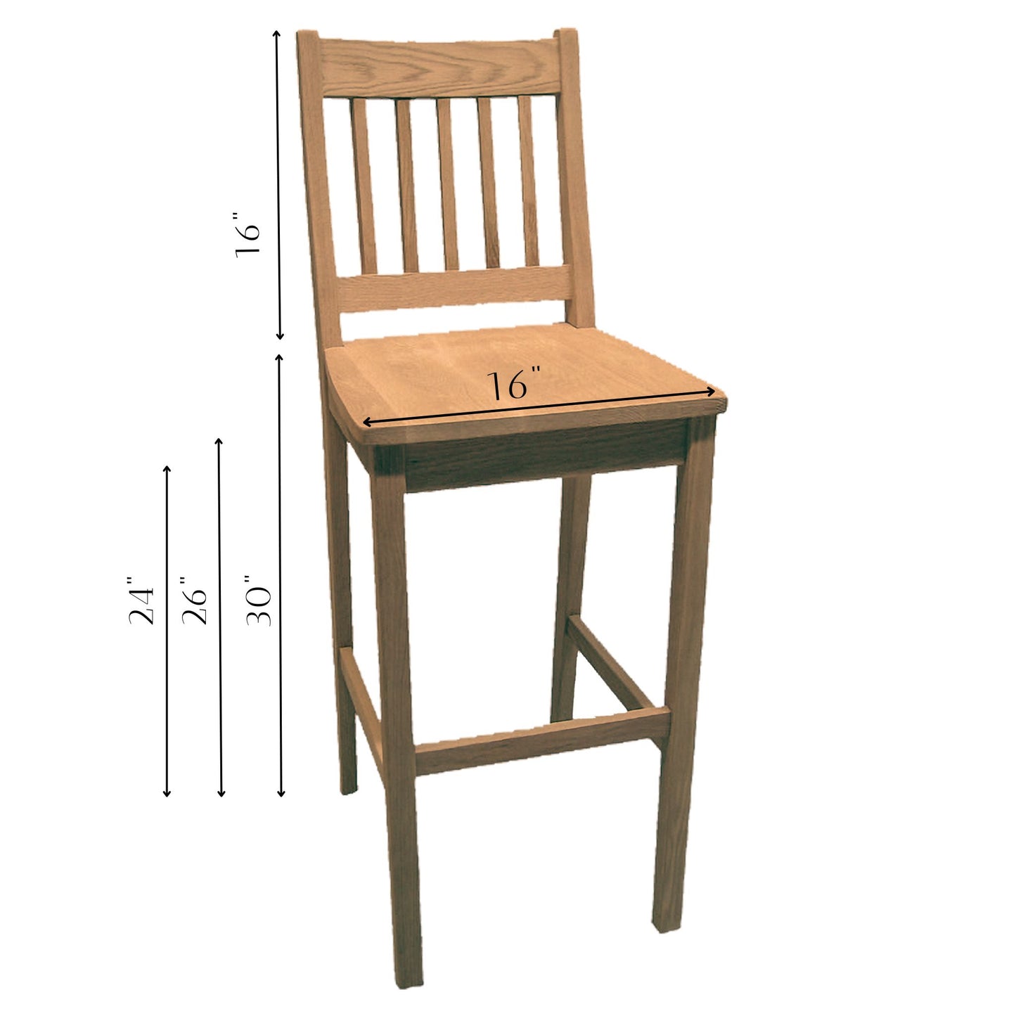Mission Bar & Counter Chair