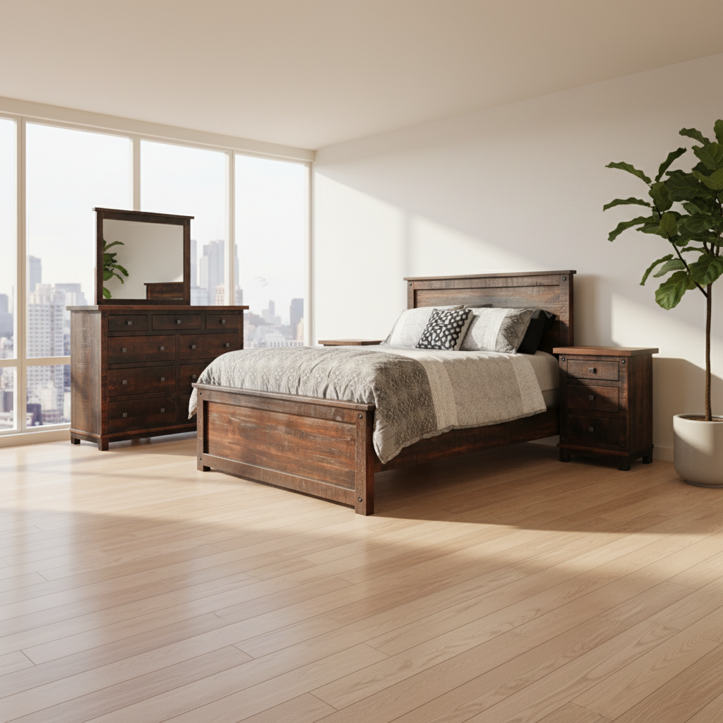 Muskoka Solid Wood Bed