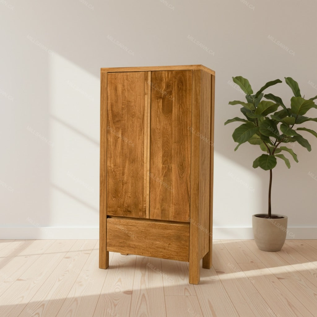 Nara Solid Wood Armoire