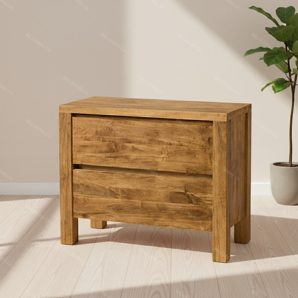 Nara Solid Wood Nightstand