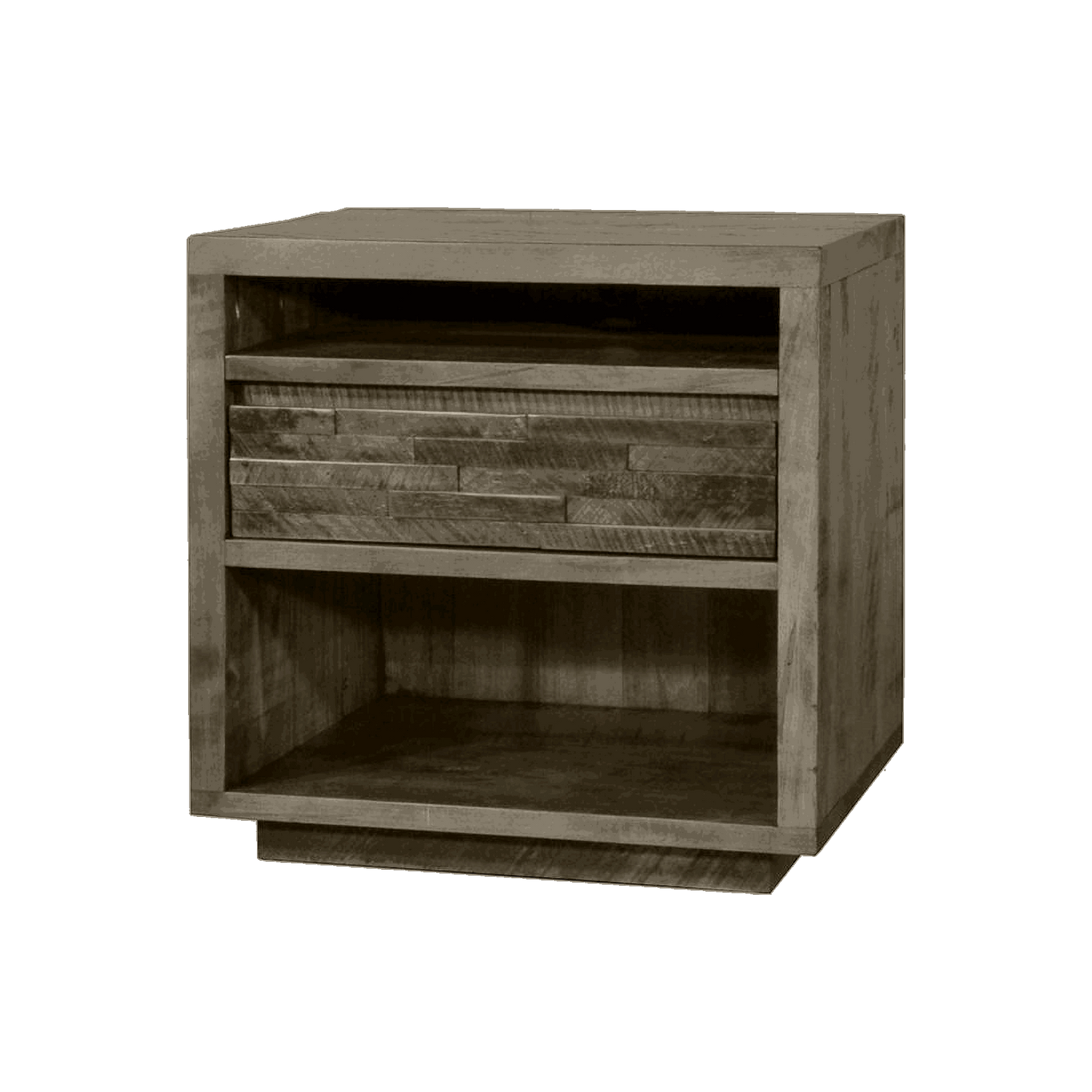 Ledge Rock Solid Wood 1 Drawer Nightstand