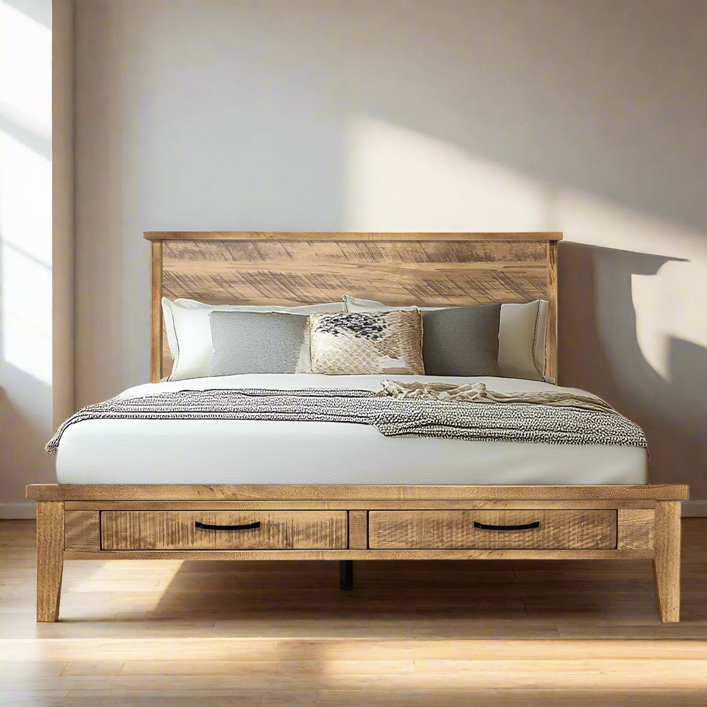 Cali Solid Wood Bed