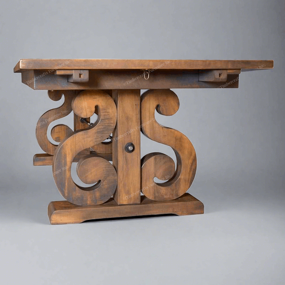 Peristyle Solid Wood Dining Table