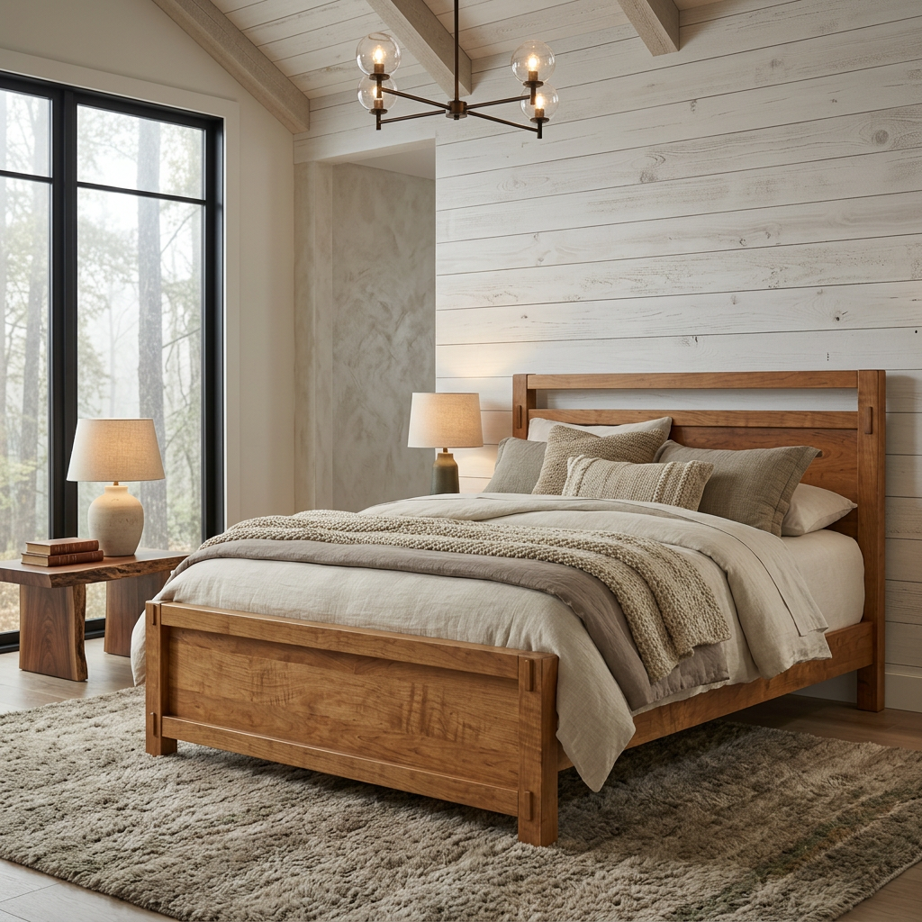 Rustic Crafts Solid Wood Bed