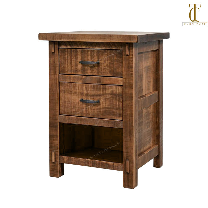 Rusticcrafts Solid Wood Nightstand