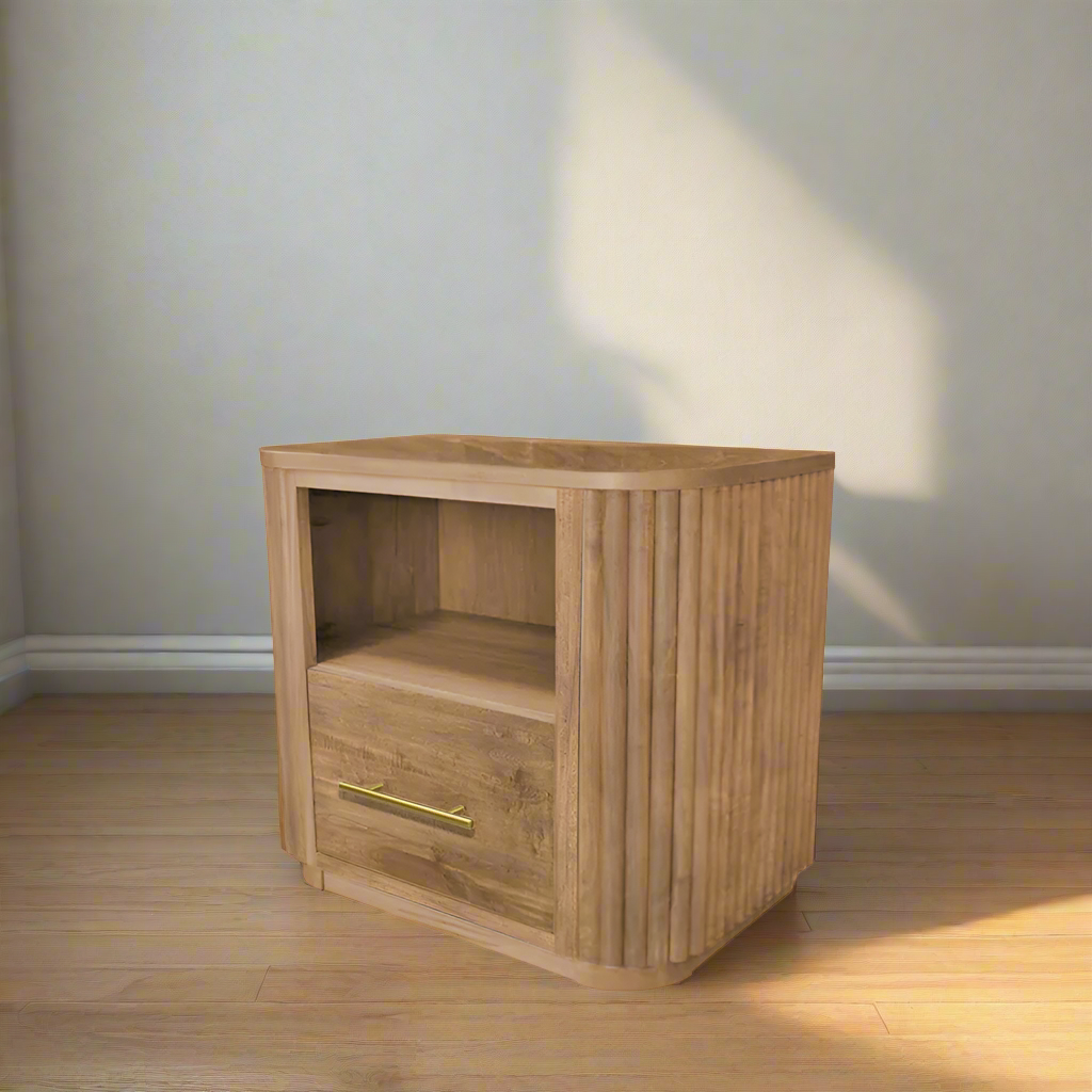 Vallery Solid Wood Nightstand