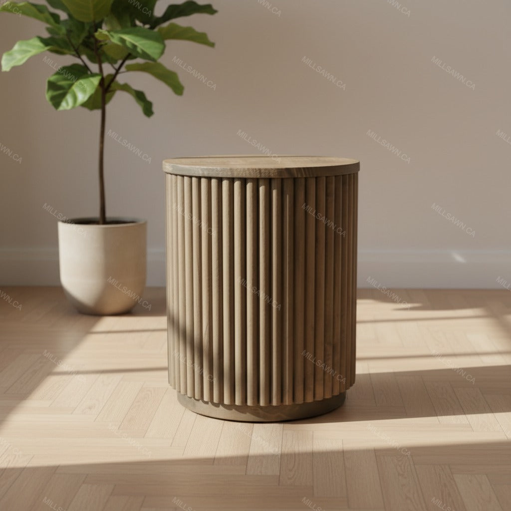 Vallery Solid Wood End Table