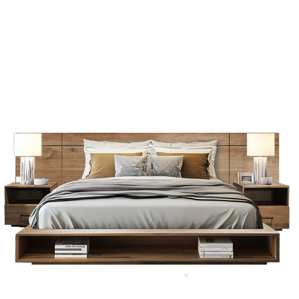 Wellmont XL Solid Wood Bed