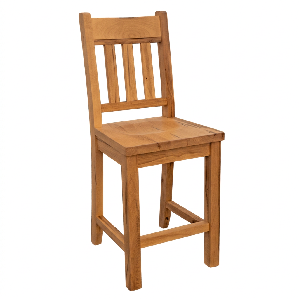 Yukon Slat Back Bar Chair