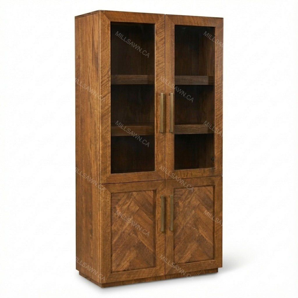 Herringbone Wall Cabinet