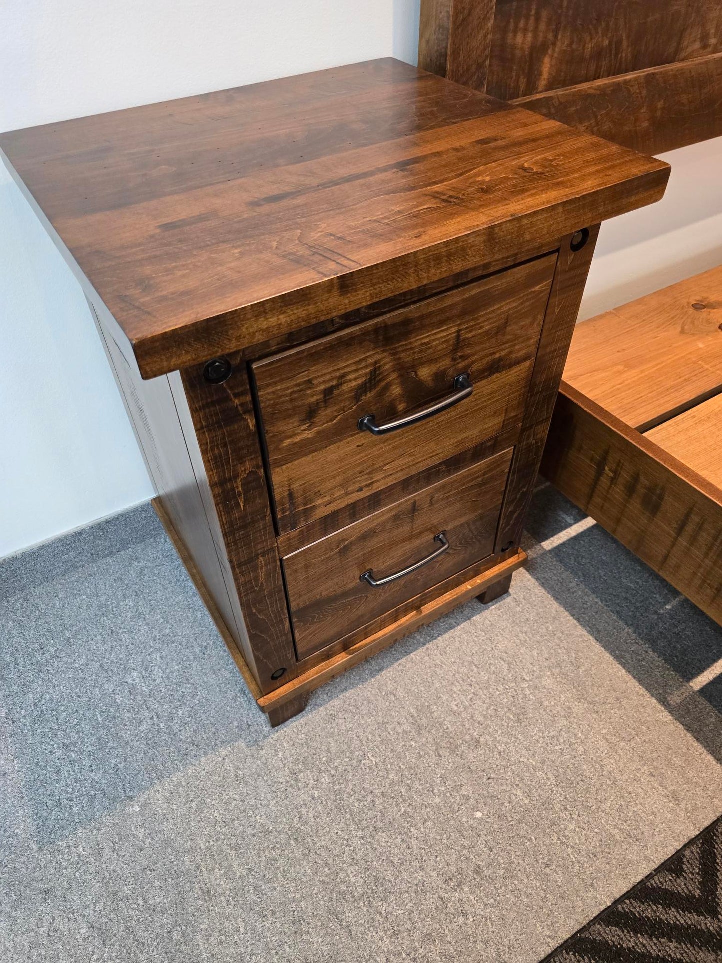 Alpine Solid Wood Nightstand (In Stock)