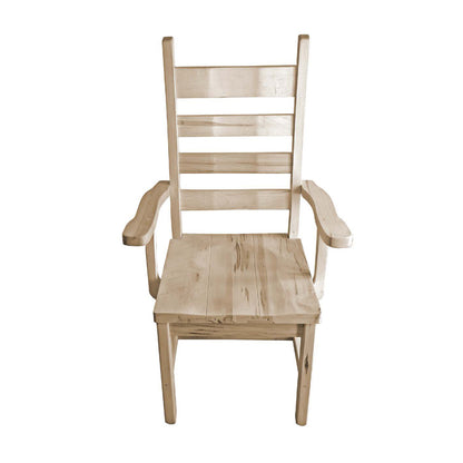 Urban Farmhouse Ladder Back Arm Chair