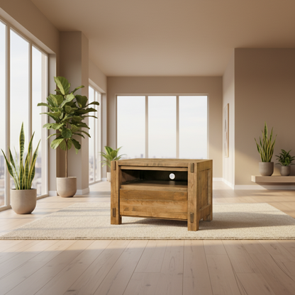 Neo Solid Wood Nightstand