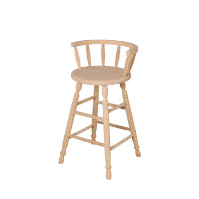 22" Youth Bar Stool With Back