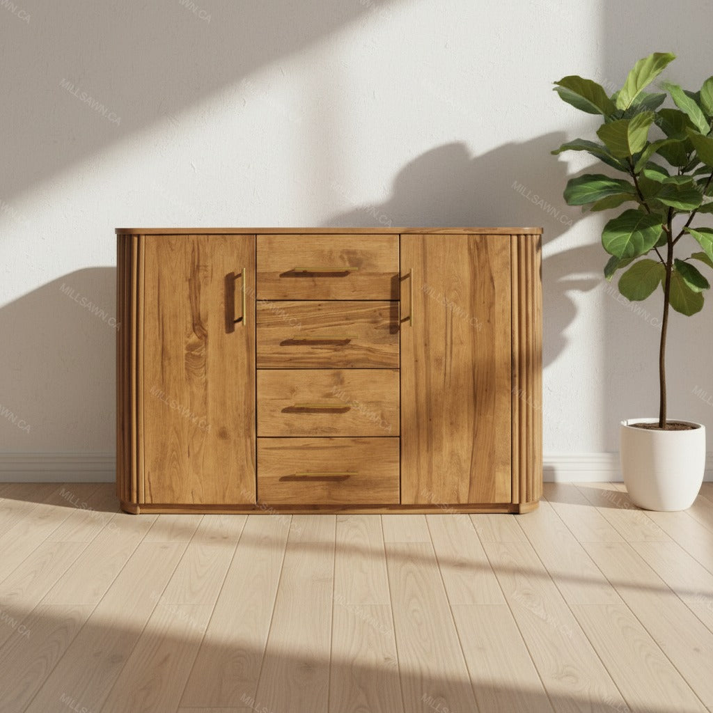 Vallery Solid Wood Sideboard