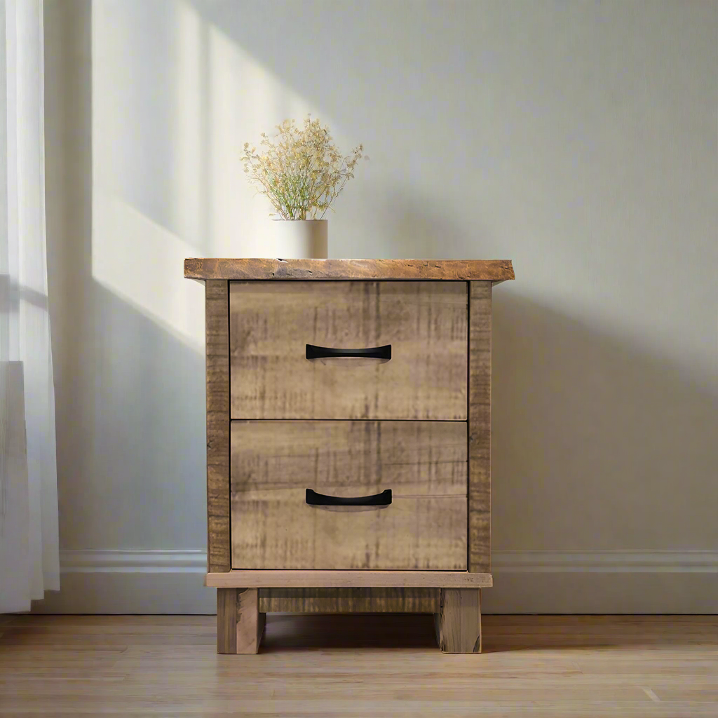 Kaya Solid Wood Nightstand