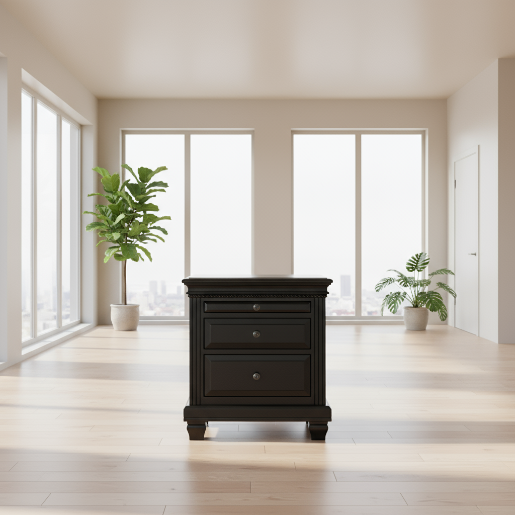 Florentino Solid Wood Nightstand