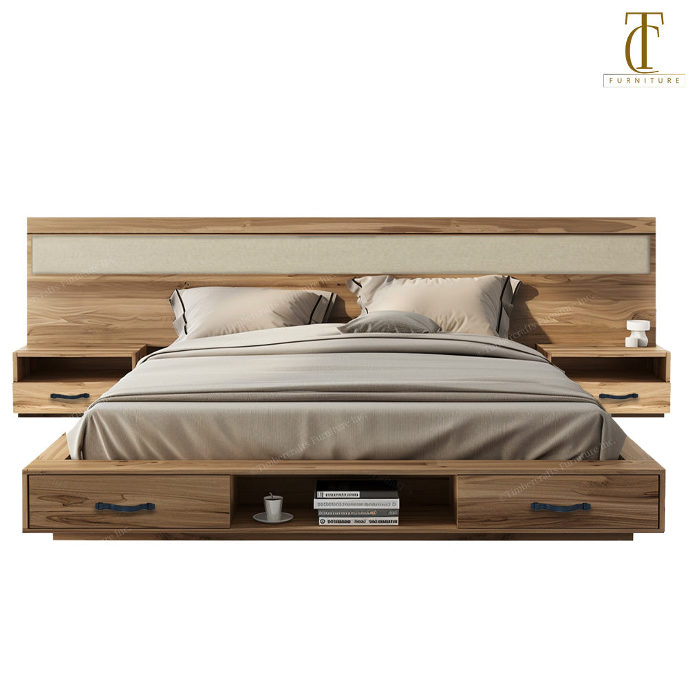 Wellmont XL Solid Wood Bed