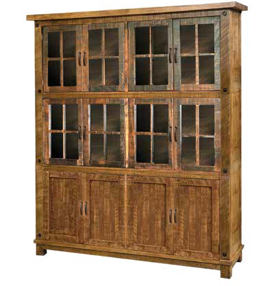 Alpine Solid Wood Wall Cabinet