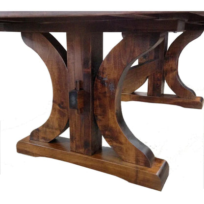 Renoa Solid Wood Dining Table + 2-16" End Leaves