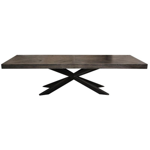 Herringbone Solid Wood Dining Table