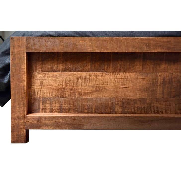 Rustic Loft Solid Wood Bed