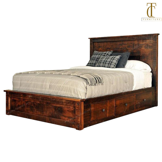 Muskoka Solid Wood Storage bed