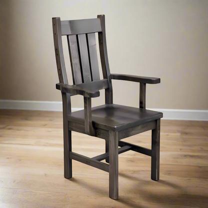 Plank Slatback Solid Wood Chair