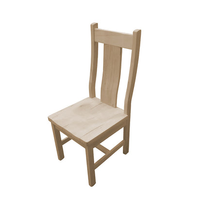 Beam Slat Back Solid Wood Chair