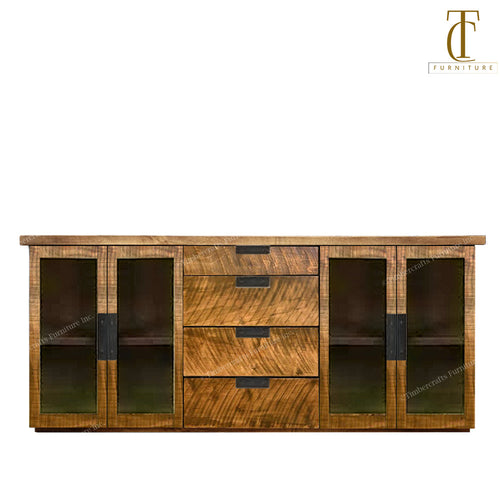 Arthur Philippe Sideboard With Drawers (Glass Doors)