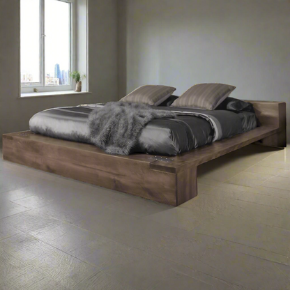 Arthur Philippe Solid Wood Bed