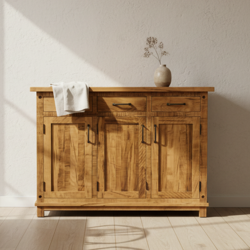 Alpine Solid Wood Sideboard